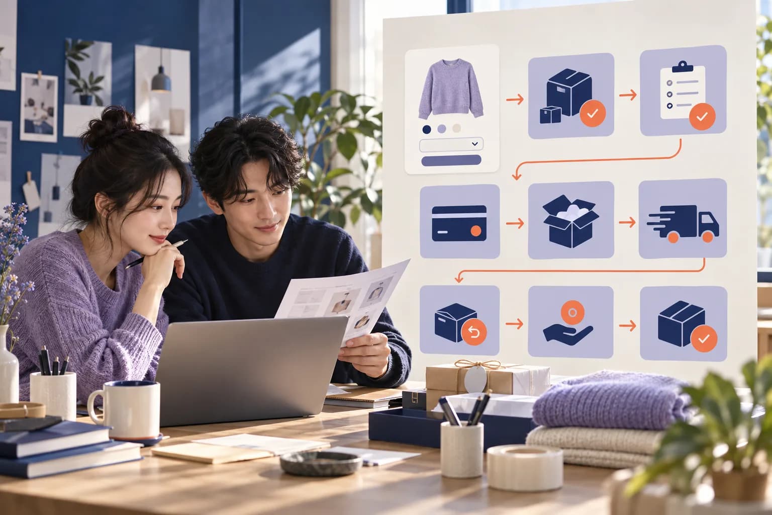 상품부터 결제, 배송, 반품, 재고까지 한 장에 정리한 쇼핑몰 제작 요구사항표